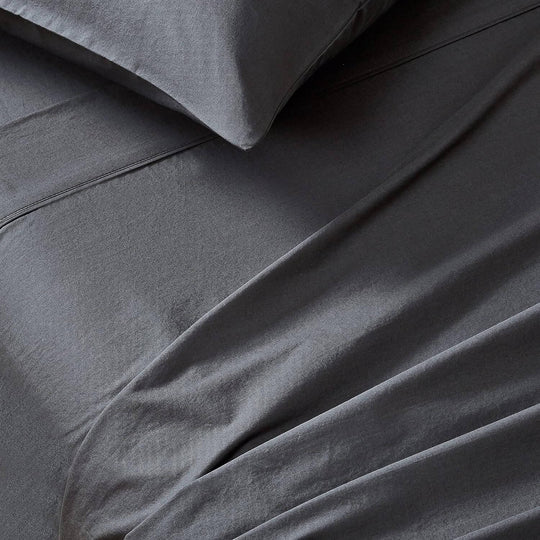 DSZ Product, feed-cond-new, feed-sl-DSZ Freight PayableVintage Washed 100% Cotton Sheet Set With 1 Pillowcases - Charcoal - Single - Premium Home & Garden > Bedding > Bed Sheets from Gioia Casa ! Shop Online Buy Now at S & D's Value Store Family Business Best Customer ServiceDSZ Product, feed-cond-new, feed-sl-DSZ Freight Payable