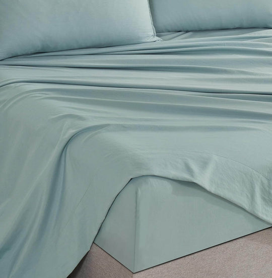 DSZ Product, feed-cond-new, feed-sl-DSZ Freight PayableVintage Washed Microfibre Sheet Set With 1 Pillowcase - Seafoam - Single - Premium Home & Garden > Bedding > Bed Sheets from Cleverpolly ! Shop Online Buy Now at S & D's Value Store Family Business Best Customer ServiceDSZ Product, feed-cond-new, feed-sl-DSZ Freight Payable