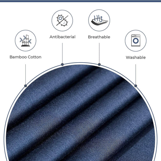 DSZ Product, feed-cond-new, feed-sl-DSZ Freight PayableBamboo Cotton Blend All Season Bedding Set - Navy Blue - Double Size - Premium Home & Garden > Bedding > Bed Sheets from Gioia Casa ! Shop Online Buy Now at S & D's Value Store Family Business Best Customer ServiceDSZ Product, feed-cond-new, feed-sl-DSZ Freight Payable