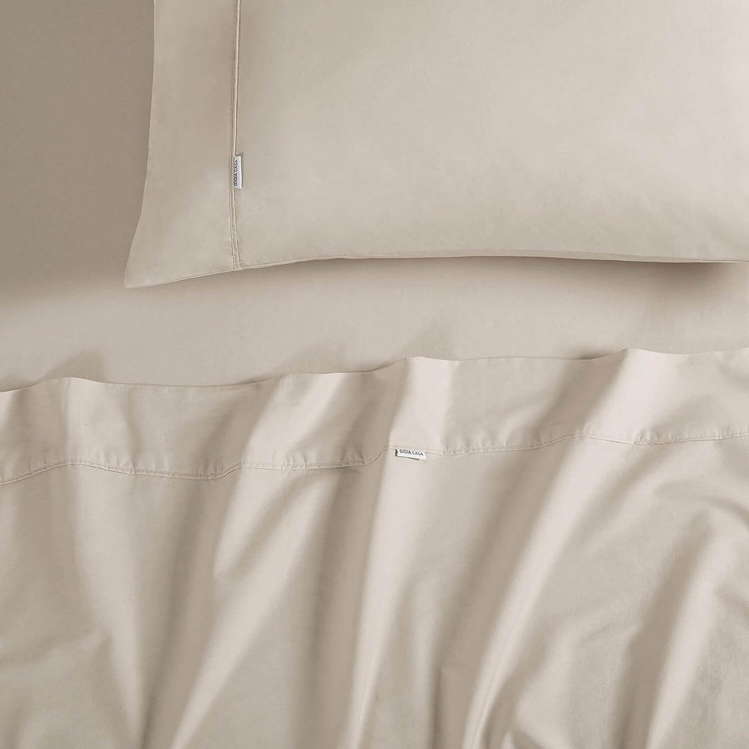 DSZ Product, feed-cond-new, feed-sl-DSZ Freight PayableVintage Washed 100% Cotton Sheet Set With 2 Pillowcases - Natural - Double - Premium Home & Garden > Bedding > Bed Sheets from Gioia Casa ! Shop Online Buy Now at S & D's Value Store Family Business Best Customer ServiceDSZ Product, feed-cond-new, feed-sl-DSZ Freight Payable