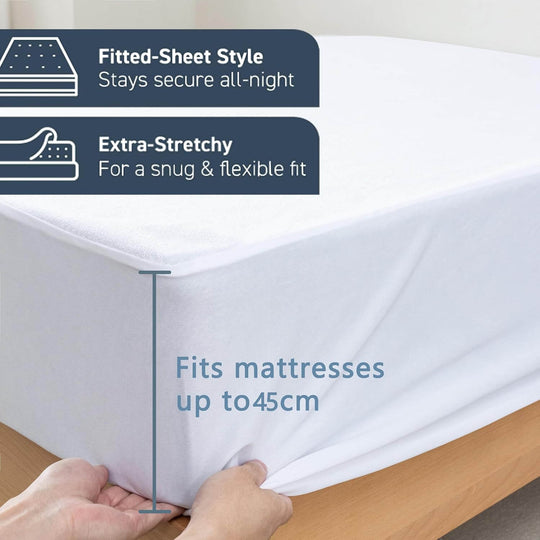 DSZ Product, feed-cond-new, feed-sl-DSZ Freight Payable, newLuxurious Microfibre Terry Toweling Mattress Protector - Queen - Premium Home & Garden > Bedding > Mattress Protectors from Cleverpolly ! Shop Online Buy Now at S & D's Value Store Family Business Best Customer ServiceDSZ Product, feed-cond-new, feed-sl-DSZ Freight Payable, new