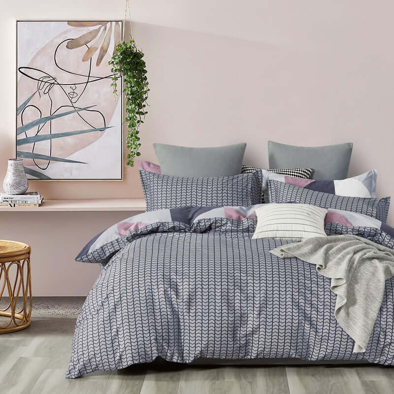 DSZ Product, feed-cond-new, feed-sl-DSZ Freight PayableDylan 100% Cotton Reversible Quilt Cover Set - Queen Size - Premium Home & Garden > Bedding > Duvet Covers from Gioia Casa ! Shop Online Buy Now at S & D's Value Store Family Business Best Customer ServiceDSZ Product, feed-cond-new, feed-sl-DSZ Freight Payable