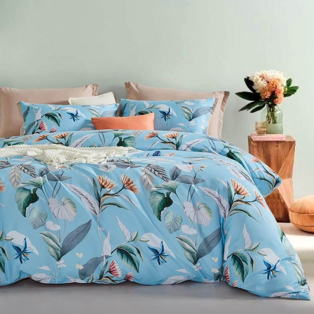 DSZ Product, feed-cond-new, feed-sl-DSZ Freight PayableBotanical Microfibre Quilt Cover Set (3Pcs) - Sarah - Queen Size - Premium Home & Garden > Bedding > Quilts & Duvets from Cleverpolly ! Shop Online Buy Now at S & D's Value Store Family Business Best Customer ServiceDSZ Product, feed-cond-new, feed-sl-DSZ Freight Payable