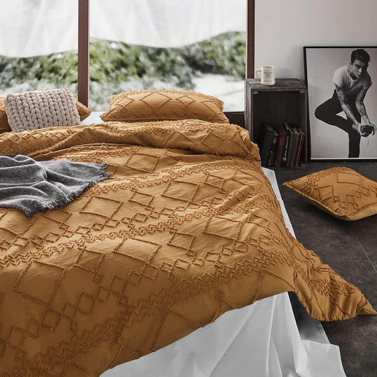 DSZ Product, feed-cond-new, feed-sl-DSZ Freight Payable100% Premium Brushed Microfibre Tufted (3Pcs) Quilt Cover Set - Caramel - Queen Size - Premium Home & Garden > Bedding > Quilts & Duvets from Cleverpolly ! Shop Online Buy Now at S & D's Value Store Family Business Best Customer ServiceDSZ Product, feed-cond-new, feed-sl-DSZ Freight Payable