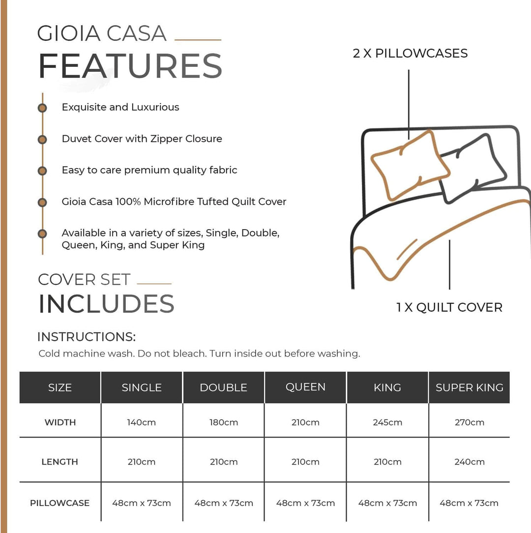 DSZ Product, feed-cond-new, feed-sl-DSZ Freight Payable100% Premium Brushed Microfibre Tufted (3Pcs) Quilt Cover Set - Caramel - Queen Size - Premium Home & Garden > Bedding > Quilts & Duvets from Cleverpolly ! Shop Online Buy Now at S & D's Value Store Family Business Best Customer ServiceDSZ Product, feed-cond-new, feed-sl-DSZ Freight Payable