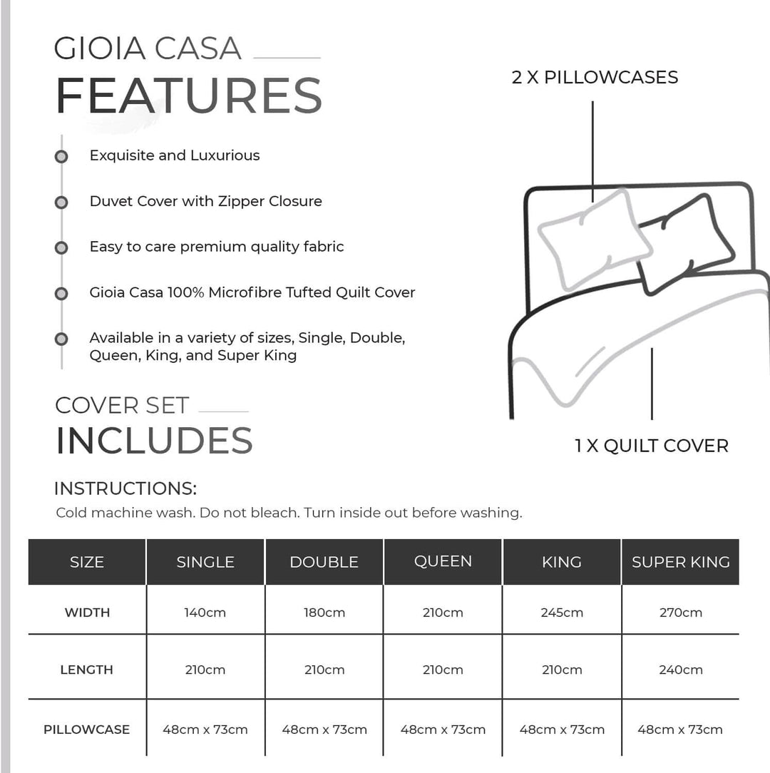 DSZ Product, feed-cond-new, feed-sl-DSZ Freight Payable100% Premium Brushed Microfibre Tufted (3 Pcs) Quilt Cover Set - White - Queen Size - Premium Home & Garden > Bedding > Quilts & Duvets from Cleverpolly ! Shop Online Buy Now at S & D's Value Store Family Business Best Customer ServiceDSZ Product, feed-cond-new, feed-sl-DSZ Freight Payable