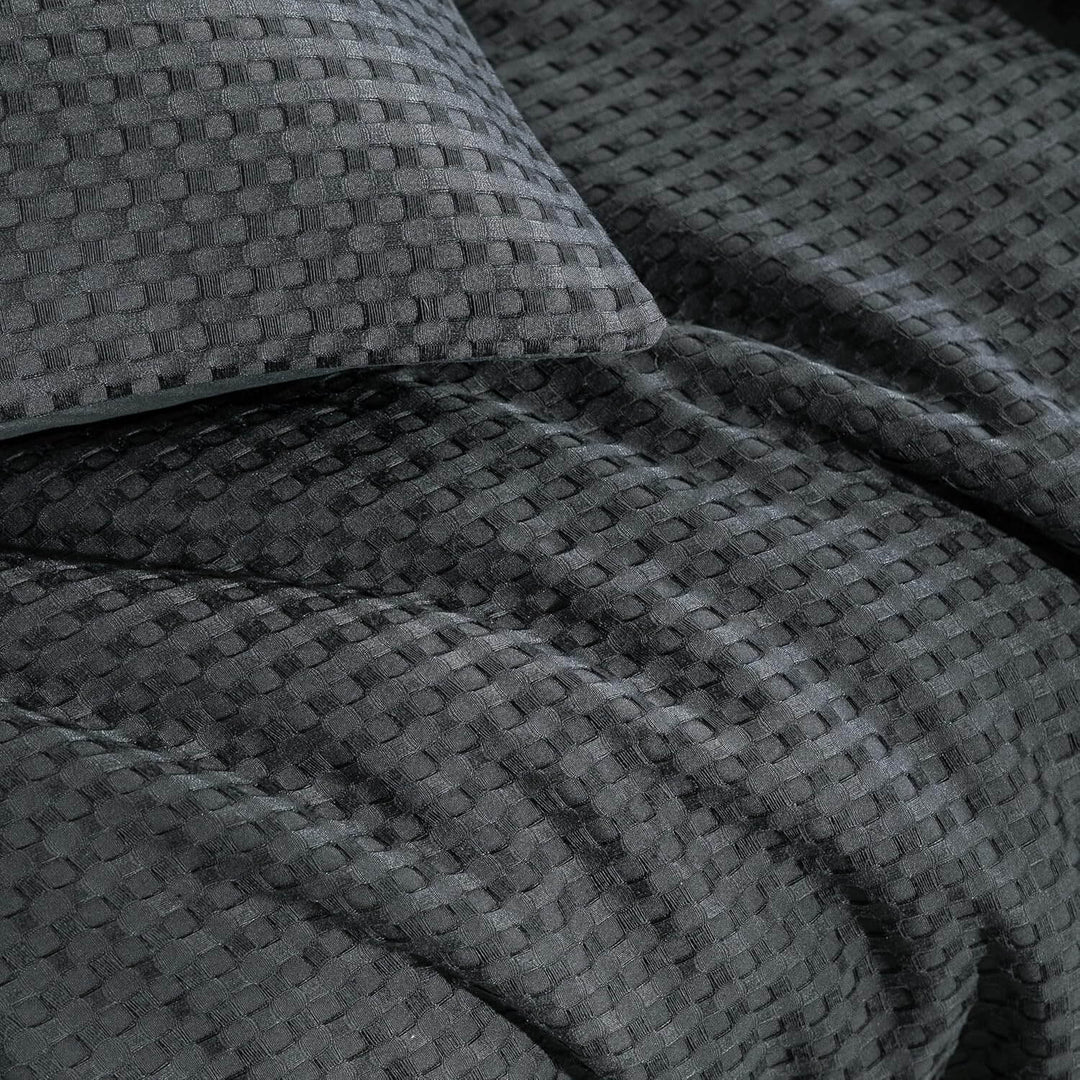 DSZ Product, feed-cond-new, feed-sl-DSZ Freight Payable100% Premium Waffle Microfibre Quilt Cover Set (3Pcs) - Dark Grey - Queen - Premium Home & Garden > Bedding > Quilts & Duvets from Cleverpolly ! Shop Online Buy Now at S & D's Value Store Family Business Best Customer ServiceDSZ Product, feed-cond-new, feed-sl-DSZ Freight Payable