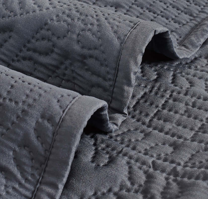 DSZ Product, feed-cond-new, feed-sl-DSZ Freight PayableLisbon Quilted 3 Pieces Embossed Coverlet Set - Queen/King Charcoal - Premium Home & Garden > Bedding > Duvet Covers from Gioia Casa ! Shop Online Buy Now at S & D's Value Store Family Business Best Customer ServiceDSZ Product, feed-cond-new, feed-sl-DSZ Freight Payable