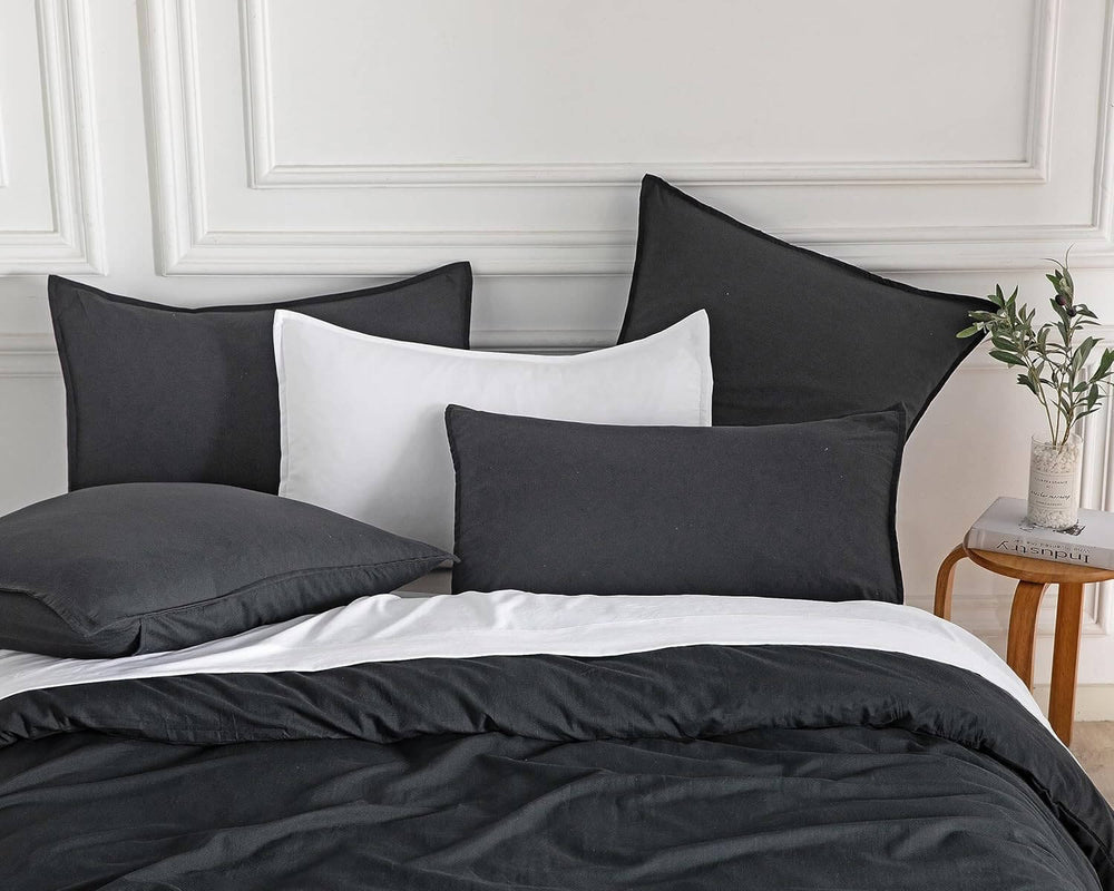 DSZ Product, feed-cond-new, feed-sl-DSZ Freight PayableVintage Washed Microfibre Quilt Cover Set (3Pcs) - Black - King Size - Premium Home & Garden > Bedding > Quilts & Duvets from Cleverpolly ! Shop Online Buy Now at S & D's Value Store Family Business Best Customer ServiceDSZ Product, feed-cond-new, feed-sl-DSZ Freight Payable