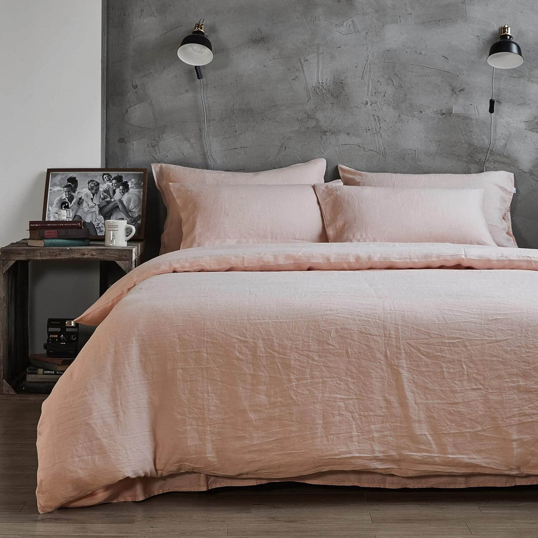 DSZ Product, feed-cond-new, feed-sl-DSZ Freight Payable, new100% French Flax Linen Vintage Washed Soft Quilt Cover Set - Pink - King - Premium Home & Garden > Bedding > Quilts & Duvets from Gioia Casa ! Shop Online Buy Now at S & D's Value Store Family Business Best Customer ServiceDSZ Product, feed-cond-new, feed-sl-DSZ Freight Payable, new