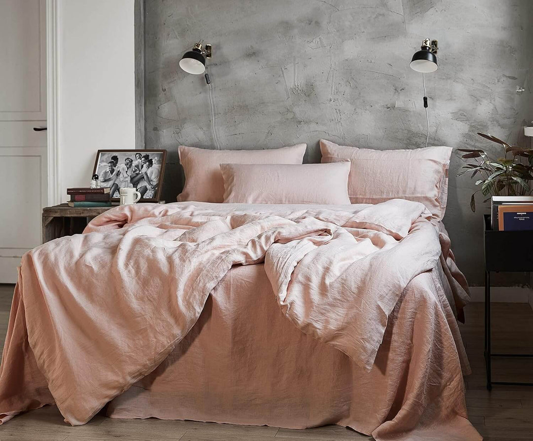 DSZ Product, feed-cond-new, feed-sl-DSZ Freight Payable, new100% French Flax Linen Vintage Washed Soft Quilt Cover Set - Pink - King - Premium Home & Garden > Bedding > Quilts & Duvets from Gioia Casa ! Shop Online Buy Now at S & D's Value Store Family Business Best Customer ServiceDSZ Product, feed-cond-new, feed-sl-DSZ Freight Payable, new