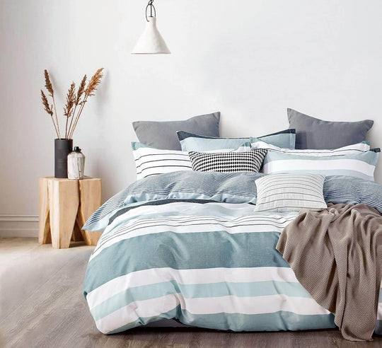 DSZ Product, feed-cond-new, feed-sl-DSZ Freight Payable100% Cotton Nathan Reversible Printed Quilt Cover Set - King Size - Premium Home & Garden > Bedding > Quilts & Duvets from Gioia Casa ! Shop Online Buy Now at S & D's Value Store Family Business Best Customer ServiceDSZ Product, feed-cond-new, feed-sl-DSZ Freight Payable