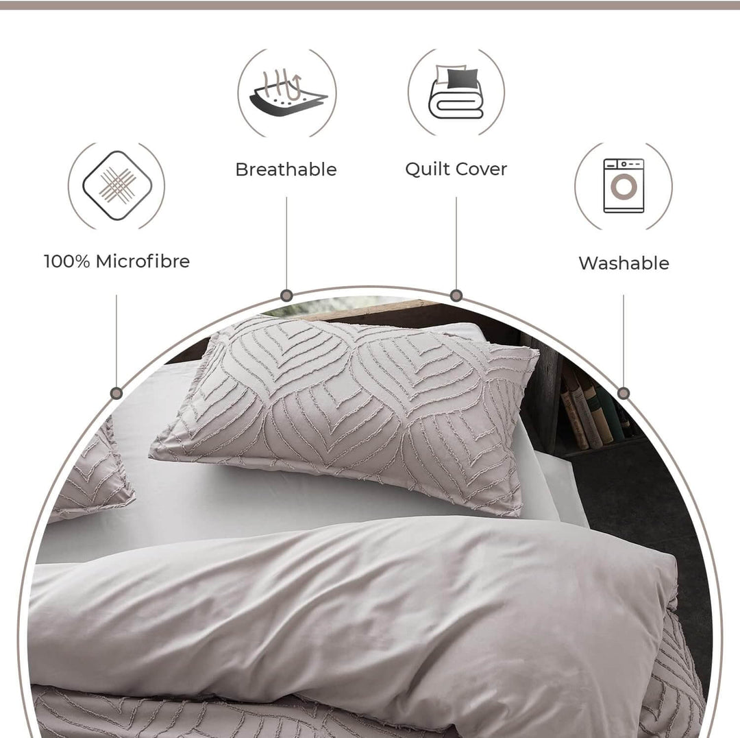 DSZ Product, feed-cond-new, feed-sl-DSZ Freight Payable100% Premium Brushed Microfibre Tufted (3Pcs) Quilt Cover Set - Beige - King Size - Premium Home & Garden > Bedding > Quilts & Duvets from Cleverpolly ! Shop Online Buy Now at S & D's Value Store Family Business Best Customer ServiceDSZ Product, feed-cond-new, feed-sl-DSZ Freight Payable