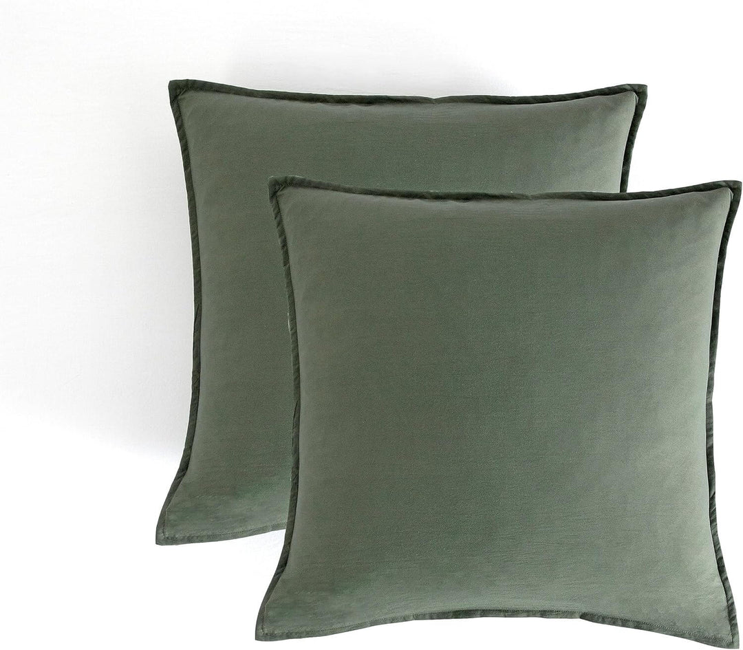 DSZ Product, feed-cond-new, feed-sl-DSZ Freight PayableVintage Washed Microfibre European Pillowcases - Set Of 2 Luxurious European Pillow Covers - Khaki Green - Premium Home & Garden > Bedding > Pillowcases from Cleverpolly ! Shop Online Buy Now at S & D's Value Store Family Business Best Customer ServiceDSZ Product, feed-cond-new, feed-sl-DSZ Freight Payable