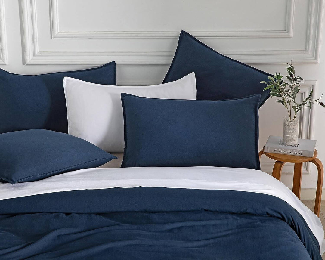 DSZ Product, feed-cond-new, feed-sl-DSZ Freight PayableVintage Washed Microfibre European Pillowcases - Set Of 2 Luxurious European Pillow Covers - Navy - Premium Home & Garden > Bedding > Pillowcases from Cleverpolly ! Shop Online Buy Now at S & D's Value Store Family Business Best Customer ServiceDSZ Product, feed-cond-new, feed-sl-DSZ Freight Payable