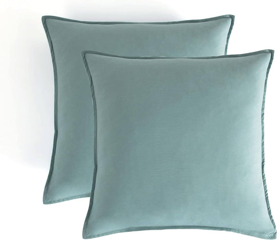 DSZ Product, feed-cond-new, feed-sl-DSZ Freight PayableVintage Washed Microfibre European Pillowcases - Set Of 2 Luxurious European Pillow Covers - Seafoam - Premium Home & Garden > Bedding > Pillowcases from Cleverpolly ! Shop Online Buy Now at S & D's Value Store Family Business Best Customer ServiceDSZ Product, feed-cond-new, feed-sl-DSZ Freight Payable