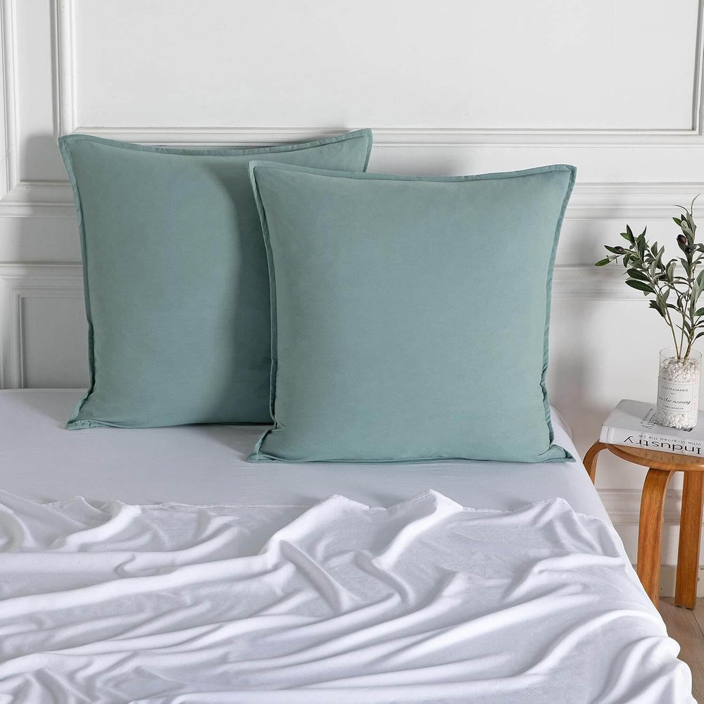 DSZ Product, feed-cond-new, feed-sl-DSZ Freight PayableVintage Washed Microfibre European Pillowcases - Set Of 2 Luxurious European Pillow Covers - Seafoam - Premium Home & Garden > Bedding > Pillowcases from Cleverpolly ! Shop Online Buy Now at S & D's Value Store Family Business Best Customer ServiceDSZ Product, feed-cond-new, feed-sl-DSZ Freight Payable