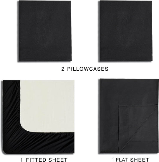 DSZ Product, feed-cond-new, feed-sl-DSZ Freight PayableVintage Washed Microfibre Sheet Set With 1 Pillowcase - Black - King Single - Premium Home & Garden > Bedding > Bed Sheets from Cleverpolly ! Shop Online Buy Now at S & D's Value Store Family Business Best Customer ServiceDSZ Product, feed-cond-new, feed-sl-DSZ Freight Payable