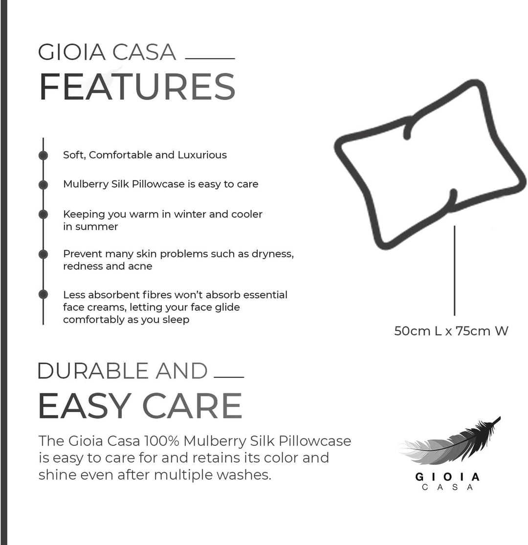 DSZ Product, feed-cond-new, feed-sl-DSZ Freight Payable, newLuxury Pillowcase - 100% Pure Mulberry Silk On Both Sides - Black - Premium Home & Garden > Bedding > Pillowcases from Gioia Casa ! Shop Online Buy Now at S & D's Value Store Family Business Best Customer ServiceDSZ Product, feed-cond-new, feed-sl-DSZ Freight Payable, new