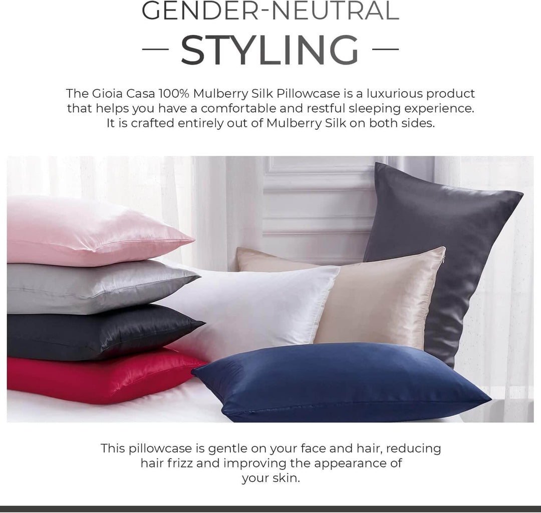 DSZ Product, feed-cond-new, feed-sl-DSZ Freight Payable, newLuxury Pillowcase - 100% Pure Mulberry Silk On Both Sides - Black - Premium Home & Garden > Bedding > Pillowcases from Gioia Casa ! Shop Online Buy Now at S & D's Value Store Family Business Best Customer ServiceDSZ Product, feed-cond-new, feed-sl-DSZ Freight Payable, new