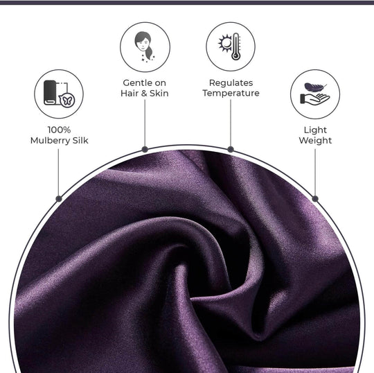 DSZ Product, feed-cond-new, feed-sl-DSZ Freight Payable, newLuxury Pillowcase - 100% Pure Mulberry Silk On Both Sides - Dark Purple - Premium Home & Garden > Bedding > Pillowcases from Gioia Casa ! Shop Online Buy Now at S & D's Value Store Family Business Best Customer ServiceDSZ Product, feed-cond-new, feed-sl-DSZ Freight Payable, new