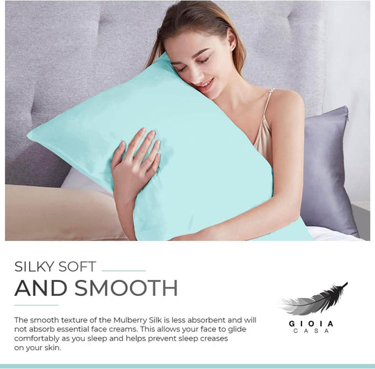 DSZ Product, feed-cond-new, feed-sl-DSZ Freight PayableLuxury Pillowcase - 100% Pure Mulberry Silk On Both Sides - Sage Green - Premium Home & Garden > Bedding > Pillowcases from Gioia Casa ! Shop Online Buy Now at S & D's Value Store Family Business Best Customer ServiceDSZ Product, feed-cond-new, feed-sl-DSZ Freight Payable