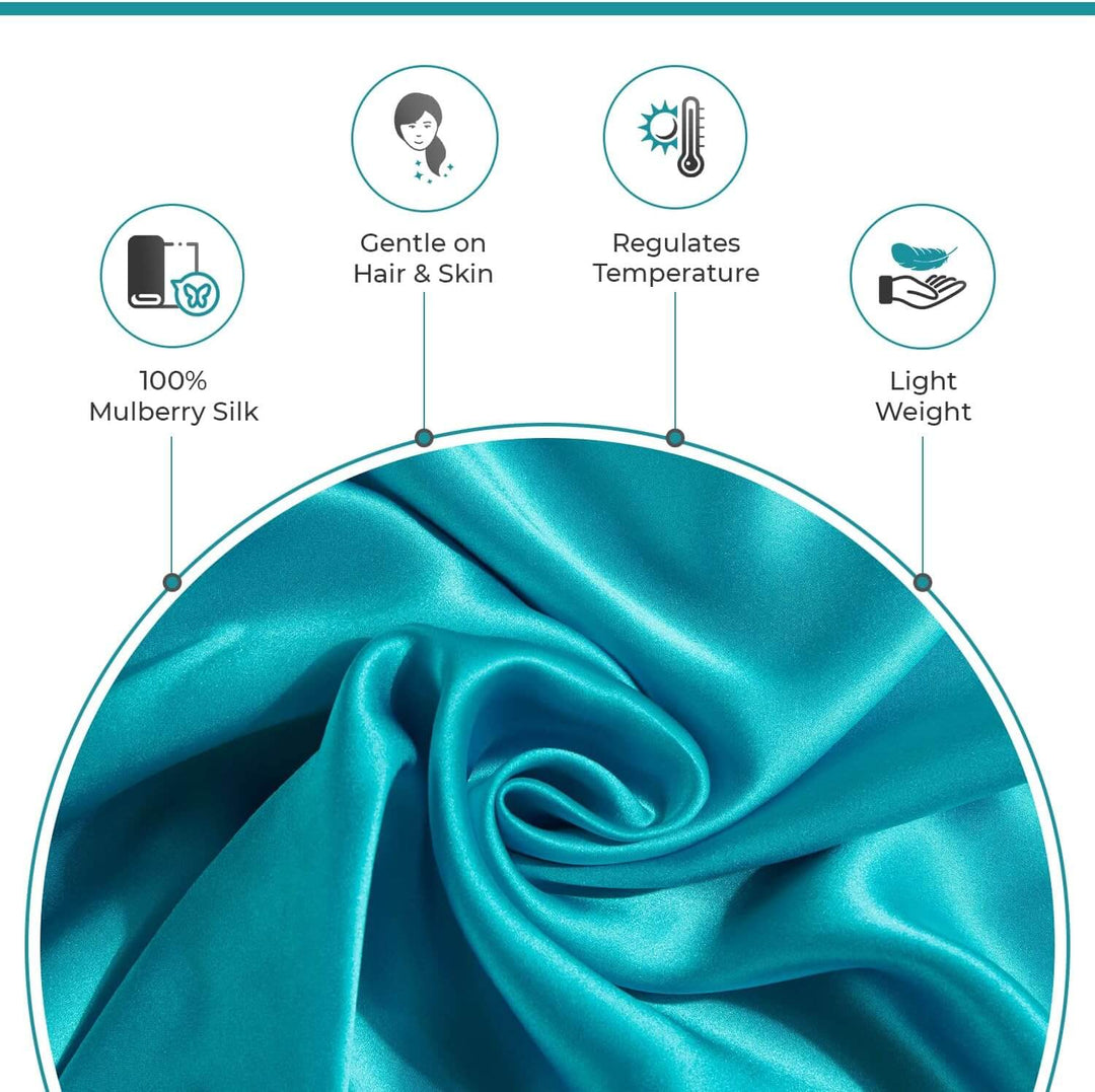 DSZ Product, feed-cond-new, feed-sl-DSZ Freight PayableLuxury Pillowcase - 100% Pure Mulberry Silk On Both Sides - Teal - Premium Home & Garden > Bedding > Pillowcases from Gioia Casa ! Shop Online Buy Now at S & D's Value Store Family Business Best Customer ServiceDSZ Product, feed-cond-new, feed-sl-DSZ Freight Payable