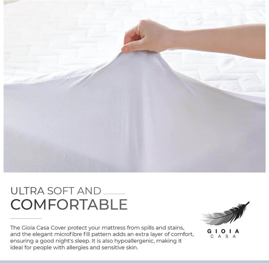 DSZ Product, feed-cond-new, feed-sl-DSZ Freight Payable100% Ultra - Soft Cotton Quilted Anti - Microbial Mattress Cover Protector - Super King Size - Premium Home & Garden > Bedding > Mattress Protectors from Gioia Casa ! Shop Online Buy Now at S & D's Value Store Family Business Best Customer ServiceDSZ Product, feed-cond-new, feed-sl-DSZ Freight Payable