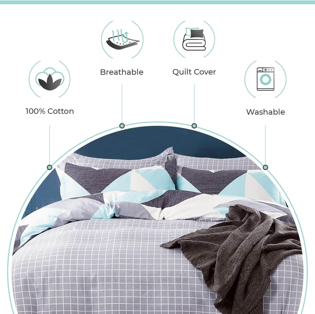 DSZ Product, feed-cond-new, feed-sl-DSZ Freight Payable100% Cotton Modern City Reversible Printed Quilt Cover Set - Super King Size - Premium Home & Garden > Bedding > Quilts & Duvets from Gioia Casa ! Shop Online Buy Now at S & D's Value Store Family Business Best Customer ServiceDSZ Product, feed-cond-new, feed-sl-DSZ Freight Payable