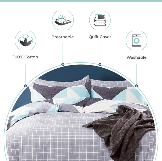 DSZ Product, feed-cond-new, feed-sl-DSZ Freight Payable100% Cotton Modern City Reversible Printed Quilt Cover Set - Super King Size - Premium Home & Garden > Bedding > Quilts & Duvets from Gioia Casa ! Shop Online Buy Now at S & D's Value Store Family Business Best Customer ServiceDSZ Product, feed-cond-new, feed-sl-DSZ Freight Payable