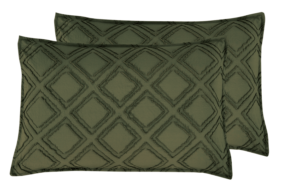 DSZ Product, feed-cond-new, feed-sl-DSZ Freight PayableTufted Microfibre Super Soft Twin Pack Standard Pillowcases - Khaki Green - Premium Home & Garden > Bedding > Pillowcases from Cleverpolly ! Shop Online Buy Now at S & D's Value Store Family Business Best Customer ServiceDSZ Product, feed-cond-new, feed-sl-DSZ Freight Payable