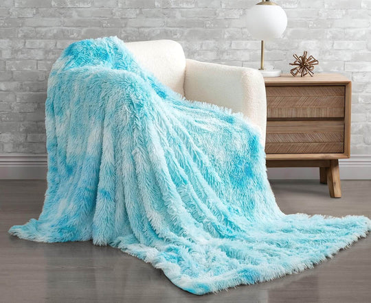 DSZ Product, feed-cond-new, feed-sl-DSZ Freight Payable, newDouble Sided Faux Fur Shaggy Throw Blanket - Blue - Premium Home & Garden > Bedding > Blankets & Throws from Gioia Casa ! Shop Online Buy Now at S & D's Value Store Family Business Best Customer ServiceDSZ Product, feed-cond-new, feed-sl-DSZ Freight Payable, new