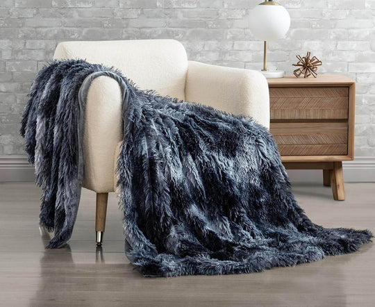 DSZ Product, feed-cond-new, feed-sl-DSZ Freight Payable, newDouble Sided Faux Fur Shaggy Throw Blanket - Navy - Premium Home & Garden > Bedding > Blankets & Throws from Gioia Casa ! Shop Online Buy Now at S & D's Value Store Family Business Best Customer ServiceDSZ Product, feed-cond-new, feed-sl-DSZ Freight Payable, new