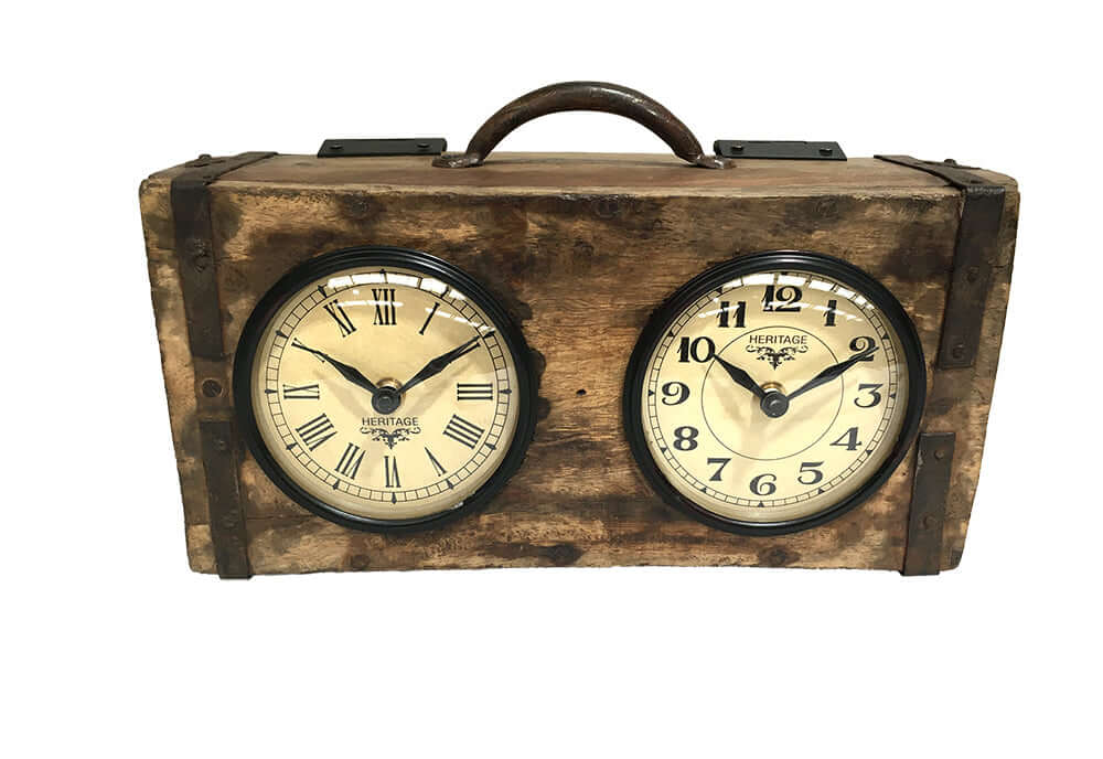 _label_, DSZ Product, feed-cond-new, feed-sl-free shipping, free-shipping, newTable Clock - Brick Mould Dual Dial - Premium Home & Garden > Decor > Clocks from Vintage World Australia ! Shop Online Buy Now at S & D's Value Store Family Business Best Customer Service_label_, DSZ Product, feed-cond-new, feed-sl-free shipping, free-shipping, new