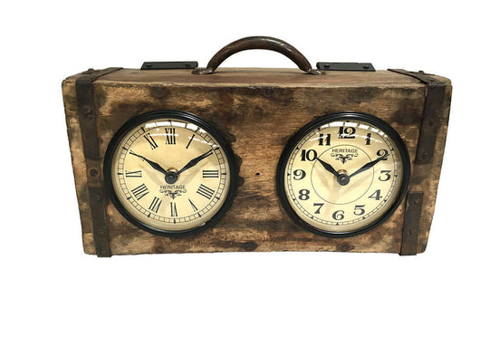 _label_, DSZ Product, feed-cond-new, feed-sl-free shipping, free-shipping, newTable Clock - Brick Mould Dual Dial - Premium Home & Garden > Decor > Clocks from Vintage World Australia ! Shop Online Buy Now at S & D's Value Store Family Business Best Customer Service_label_, DSZ Product, feed-cond-new, feed-sl-free shipping, free-shipping, new