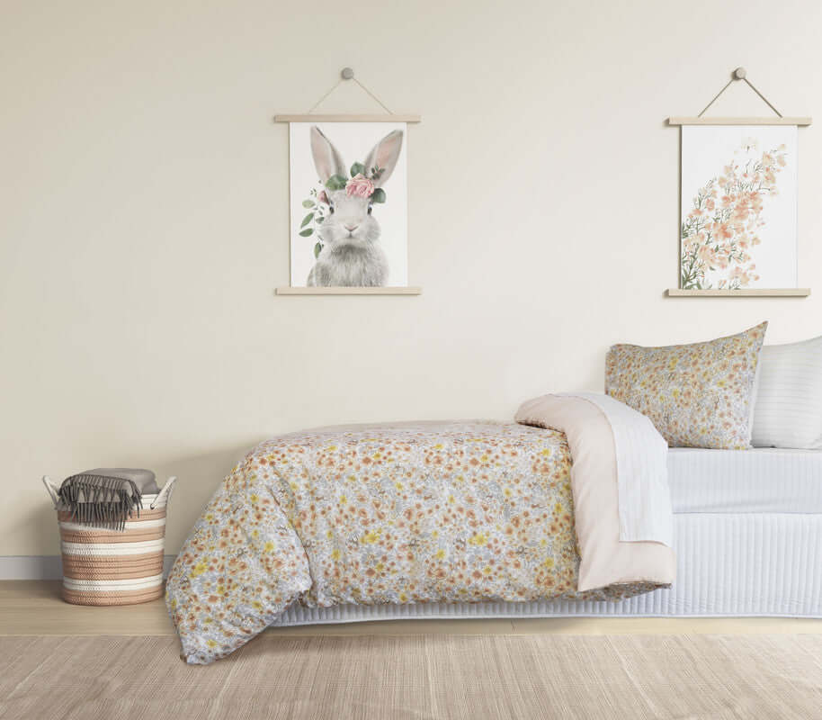 DSZ Product, feed-cond-new, feed-sl-DSZ Freight PayableFlora Quilt Cover Set - Single - Premium Home & Garden > Bedding > Duvet Covers from Jelly Bean Kids ! Shop Online Buy Now at S & D's Value Store Family Business Best Customer ServiceDSZ Product, feed-cond-new, feed-sl-DSZ Freight Payable