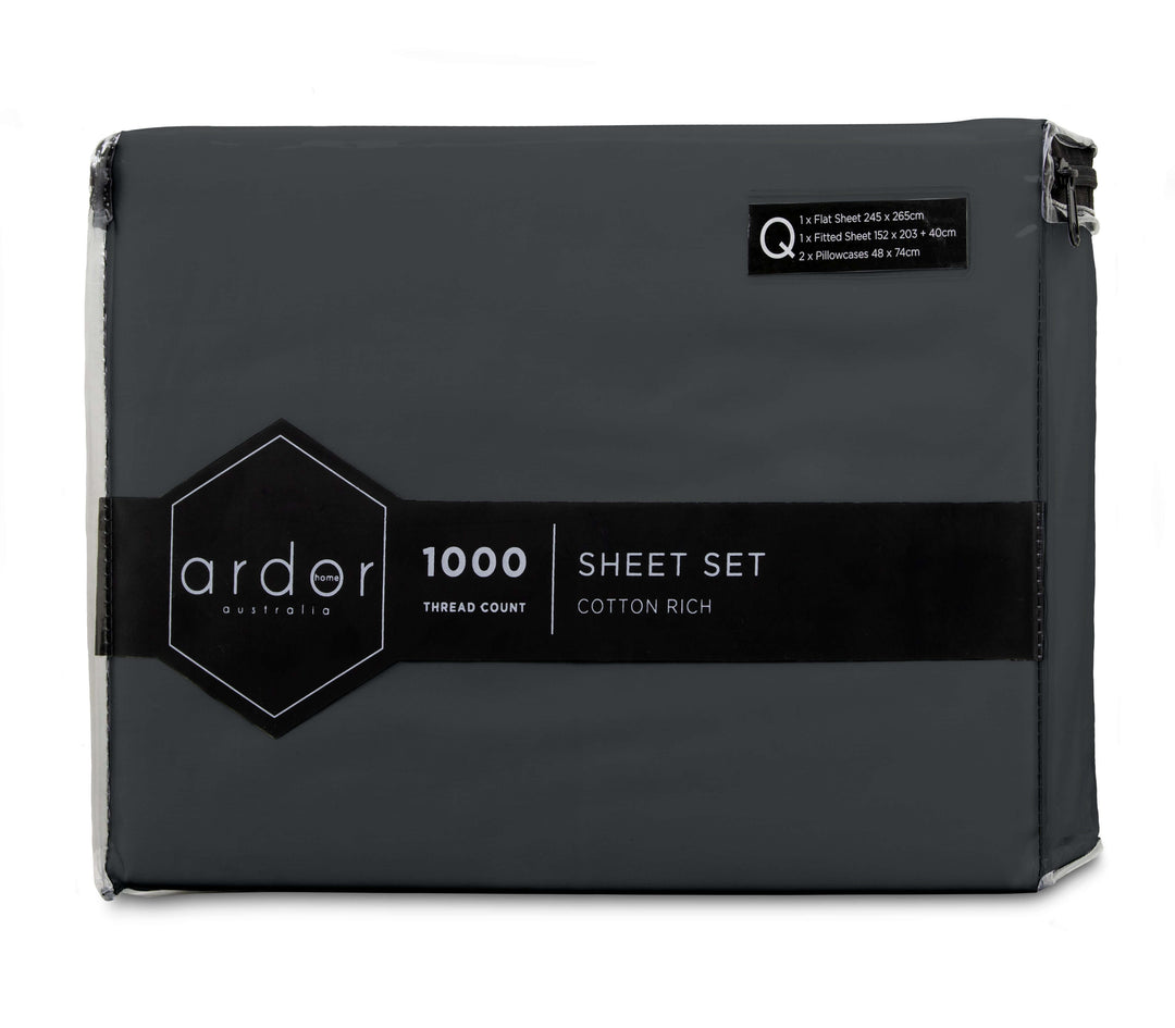 DSZ Product, feed-cond-new, feed-sl-DSZ Freight Payable1000Tc Cotton Rich Sheet Set - Double - Premium Home & Garden > Bedding > Bed Sheets from Ardor ! Shop Online Buy Now at S & D's Value Store Family Business Best Customer ServiceDSZ Product, feed-cond-new, feed-sl-DSZ Freight Payable