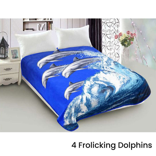 _label_, DSZ Product, feed-cond-new, feed-sl-free shipping, free-shipping800Gsm Luxury Reversible Animal Mink Blanket Queen 200 X 240 Cm Frolicking Dolphins - Premium Home & Garden > Bedding > Blankets & Throws from DSZ ! Shop Online Buy Now at S & D's Value Store Family Business Best Customer Service_label_, DSZ Product, feed-cond-new, feed-sl-free shipping, free-shipping