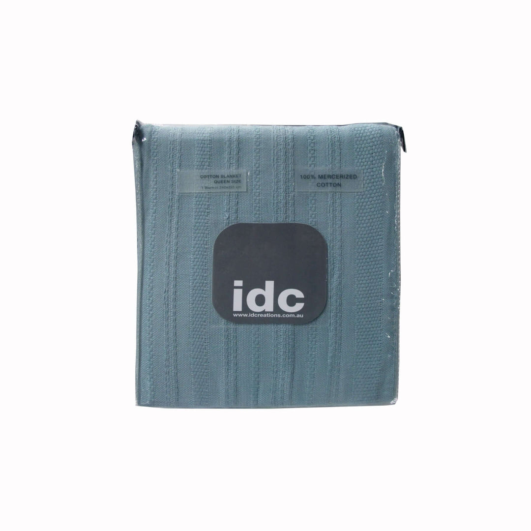 _label_, DSZ Product, feed-cond-new, feed-sl-free shipping, free-shippingIdc Homewares 400Gsm 100% Mercerized Cotton Blanket Blue Queen - Premium Home & Garden > Bedding > Blankets & Throws from Idc Homewares ! Shop Online Buy Now at S & D's Value Store Family Business Best Customer Service_label_, DSZ Product, feed-cond-new, feed-sl-free shipping, free-shipping