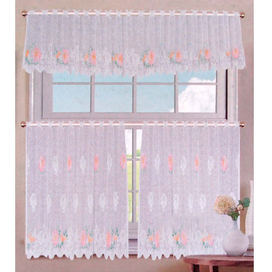 _label_, DSZ Product, feed-cond-new, feed-sl-free shipping, free-shipping, new3 Pce Cafe Gardenia Lace Curtain Set - Premium Home & Garden > Curtains > Curtains & Drapes from DSZ ! Shop Online Buy Now at S & D's Value Store Family Business Best Customer Service_label_, DSZ Product, feed-cond-new, feed-sl-free shipping, free-shipping, new