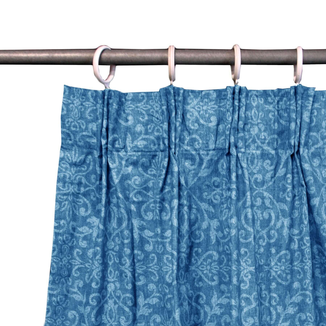 _label_, DSZ Product, feed-cond-new, feed-sl-free shipping, free-shipping, newPair Of Acrylic Coated Damask Blue Tape Edge Curtains - Premium Home & Garden > Curtains > Curtains & Drapes from DSZ ! Shop Online Buy Now at S & D's Value Store Family Business Best Customer Service_label_, DSZ Product, feed-cond-new, feed-sl-free shipping, free-shipping, new