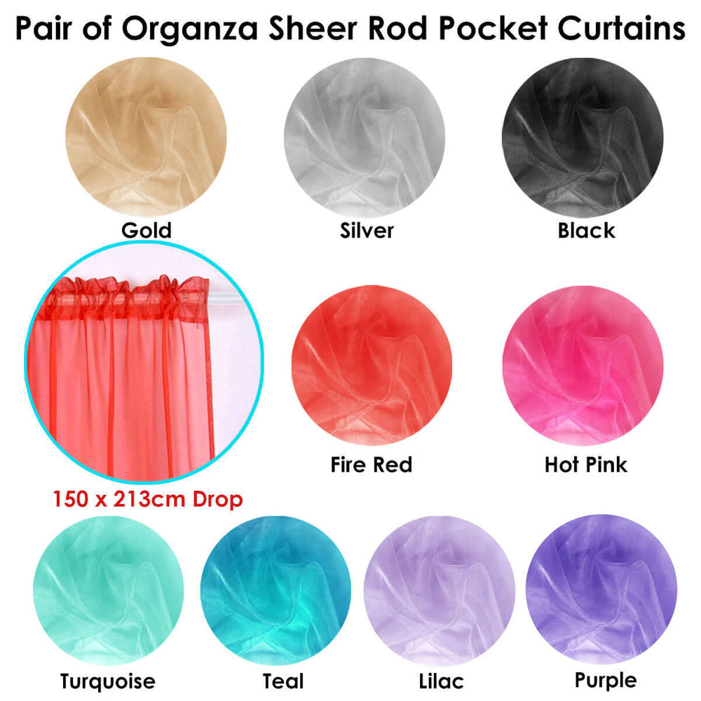 _label_, DSZ Product, feed-cond-new, feed-sl-free shipping, free-shipping, newPair Of Organza Sheer Rod Pocket Curtains Lilac - Premium Home & Garden > Curtains > Curtains & Drapes from DSZ ! Shop Online Buy Now at S & D's Value Store Family Business Best Customer Service_label_, DSZ Product, feed-cond-new, feed-sl-free shipping, free-shipping, new