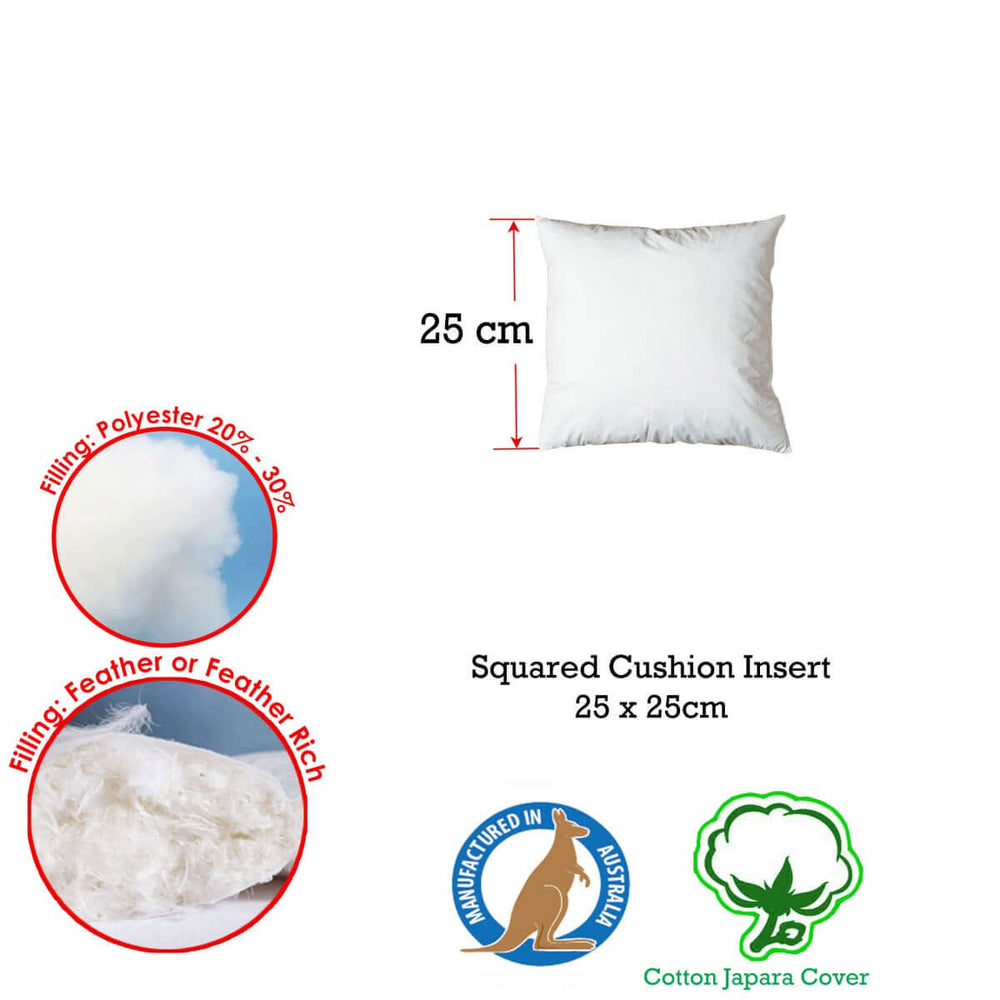 _label_, DSZ Product, feed-cond-new, feed-sl-free shipping, free-shipping, newDuck Feather Rich Fill Cushion Inserter Square 25 X 25Cm - Premium Home & Garden > Decor > Cushions & Throws from DSZ ! Shop Online Buy Now at S & D's Value Store Family Business Best Customer Service_label_, DSZ Product, feed-cond-new, feed-sl-free shipping, free-shipping, new