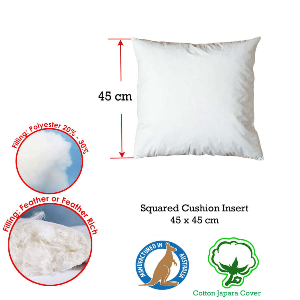 _label_, DSZ Product, feed-cond-new, feed-sl-free shipping, free-shipping, newDuck Feather Rich Fill Cushion Inserter Square 45 X 45Cm - Premium Home & Garden > Decor > Cushions & Throws from DSZ ! Shop Online Buy Now at S & D's Value Store Family Business Best Customer Service_label_, DSZ Product, feed-cond-new, feed-sl-free shipping, free-shipping, new