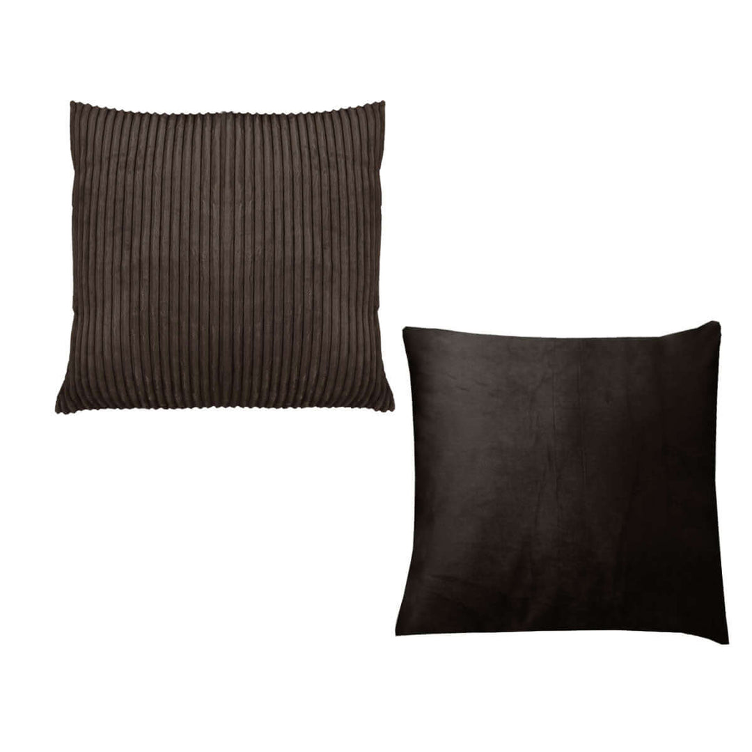 _label_, DSZ Product, feed-cond-new, feed-sl-free shipping, free-shippingPair Of Calico Cordury Cushions Chocolate - Premium Home & Garden > Decor > Cushions & Throws from DSZ ! Shop Online Buy Now at S & D's Value Store Family Business Best Customer Service_label_, DSZ Product, feed-cond-new, feed-sl-free shipping, free-shipping