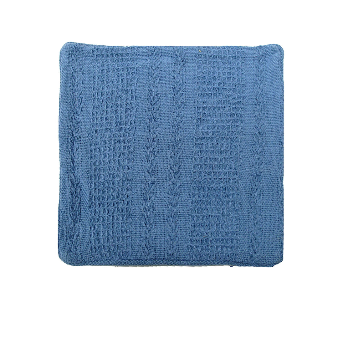 _label_, DSZ Product, feed-cond-new, feed-sl-free shipping, free-shippingCotton Knitted Cushion Cover Herringbone Blue - Premium Home & Garden > Decor > Cushions & Throws from DSZ ! Shop Online Buy Now at S & D's Value Store Family Business Best Customer Service_label_, DSZ Product, feed-cond-new, feed-sl-free shipping, free-shipping