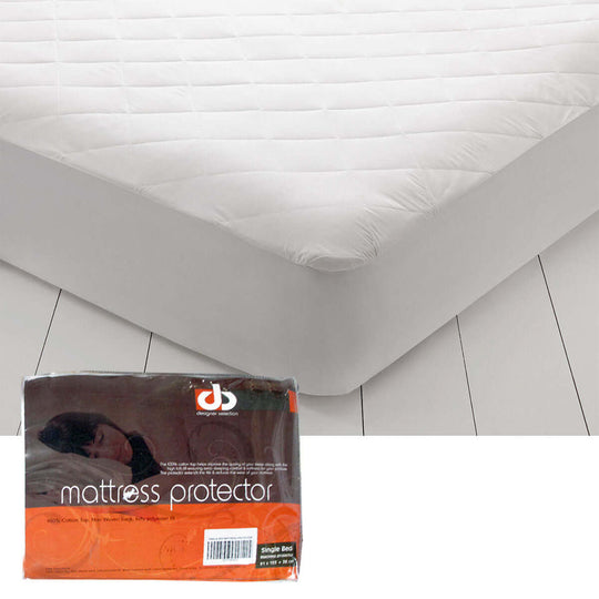 _label_, DSZ Product, feed-cond-new, feed-sl-free shipping, free-shippingLightly Quilted Cotton Top Mattress Protector Single - Premium Home & Garden > Bedding > Mattress Protectors from DSZ ! Shop Online Buy Now at S & D's Value Store Family Business Best Customer Service_label_, DSZ Product, feed-cond-new, feed-sl-free shipping, free-shipping