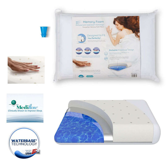 _label_, DSZ Product, feed-cond-new, feed-sl-free shipping, free-shipping, newMediflow Luxurious Memory Foam Water Pillow 46 X 66 Cm - Premium Home & Garden > Bedding > Pillows from Mediflow ! Shop Online Buy Now at S & D's Value Store Family Business Best Customer Service_label_, DSZ Product, feed-cond-new, feed-sl-free shipping, free-shipping, new