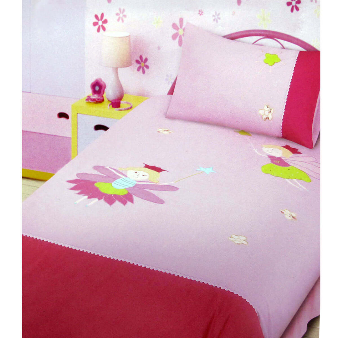 _label_, DSZ Product, feed-cond-new, feed-sl-free shipping, free-shippingFairies Embroidered Quilt Cover Set Single - Premium Home & Garden > Decor > Garden Ornaments from DSZ ! Shop Online Buy Now at S & D's Value Store Family Business Best Customer Service_label_, DSZ Product, feed-cond-new, feed-sl-free shipping, free-shipping