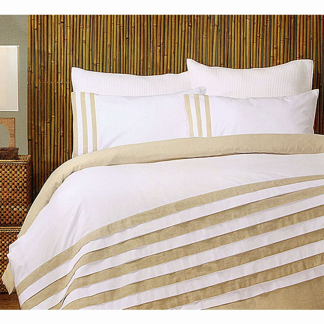 _label_, DSZ Product, feed-cond-new, feed-sl-free shipping, free-shipping, newTurin White Linen Quilt Cover Set King - Premium Home & Garden > Bedding > Duvet Covers from DSZ ! Shop Online Buy Now at S & D's Value Store Family Business Best Customer Service_label_, DSZ Product, feed-cond-new, feed-sl-free shipping, free-shipping, new